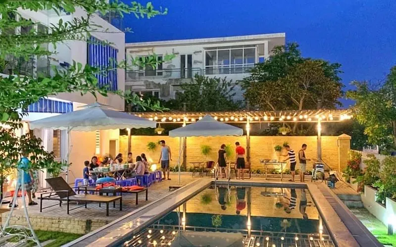 ăn uống tại villa flc sầm sơn