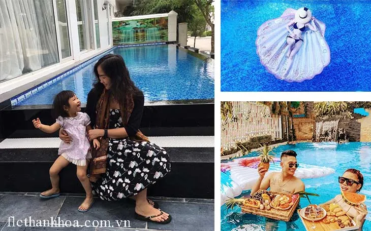 bể bơi villa flc sầm sơn