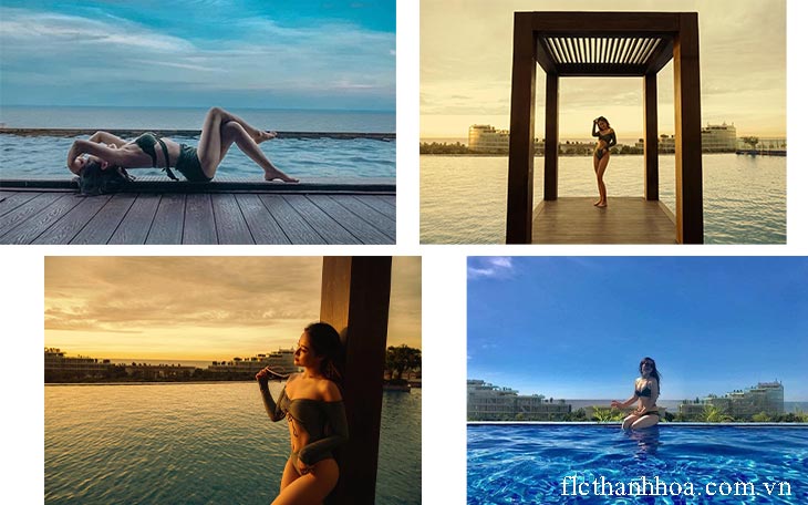 hình ảnh đẹp tại bể bơi vô cực