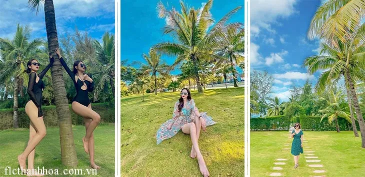 bãi cỏ sân teambuilding flc sầm sơn