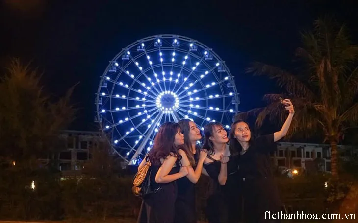 chụp ảnh vòng quay mặt trời flc sầm sơn