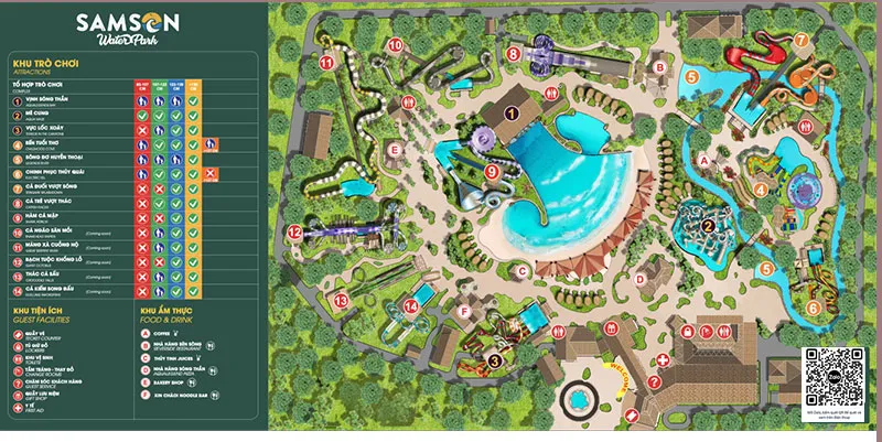 Bản đồ công viên nước sầm sơn