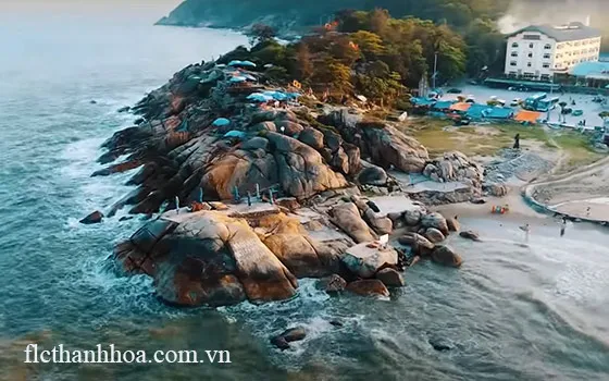 Đền Độc Cước từ trên cao