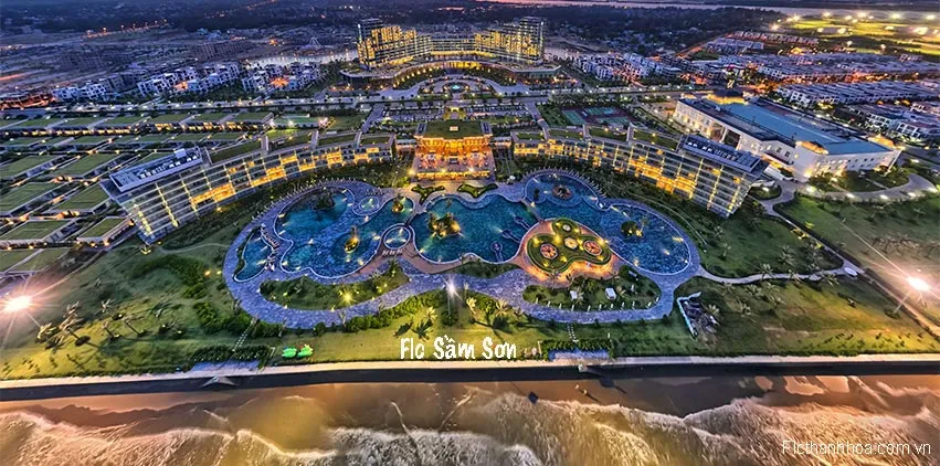 Flc Sầm Sơn tuyệt đẹp khi lên đèn