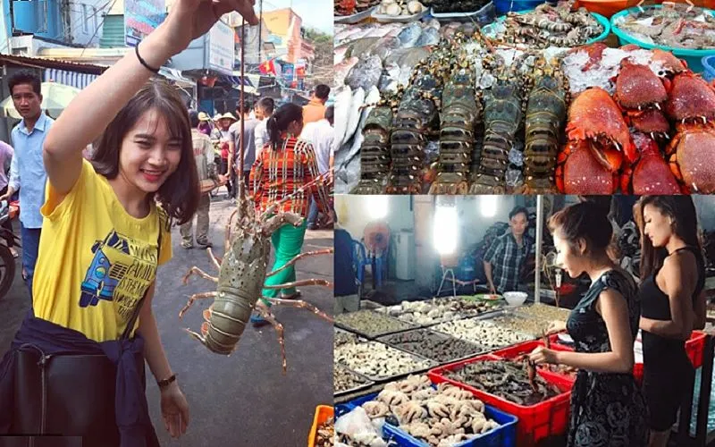 Mua hải sản ở Sầm Sơn