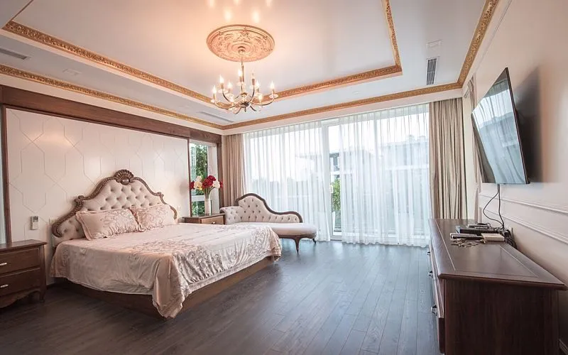 Phòng ngủ đẹp khi thuê villa flc sầm sơn