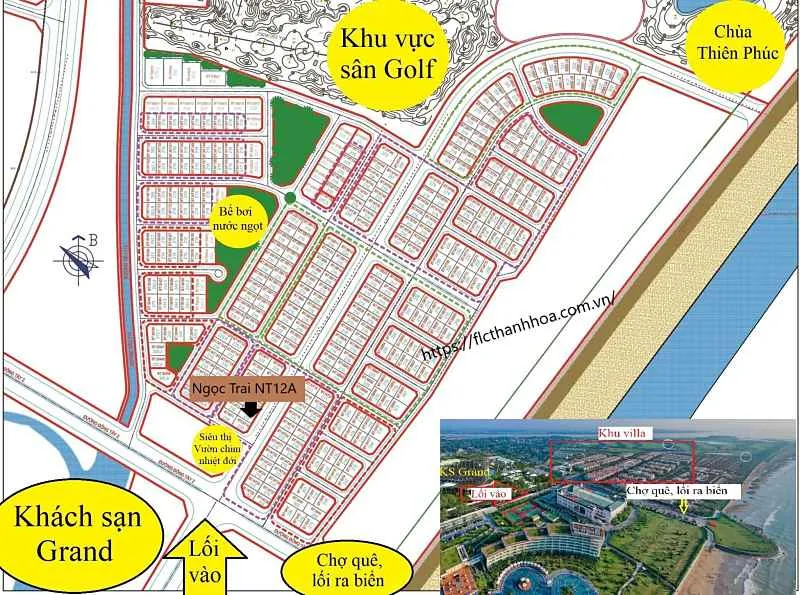 vị trí villa ngọc trai nt12a