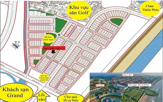 vị tri villa sao biển sb111 flc sầm sơn