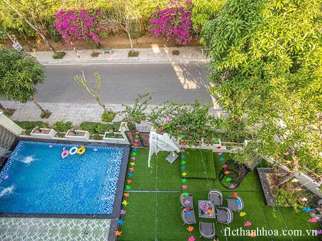 sân vườn villa san hô sh7